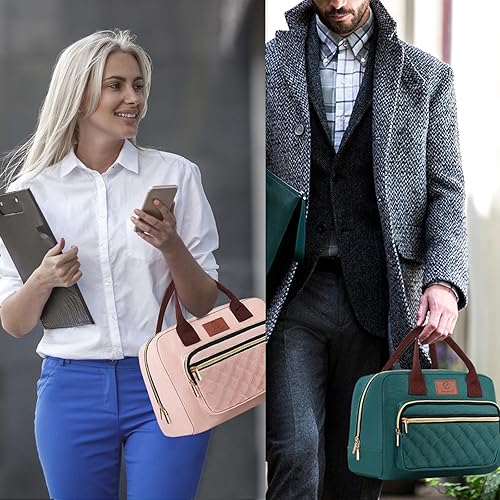 Miniatura 2 de Genteen Lonchera para mujeres, niñas y adolescentes, loncheras aisladas para adultos, reutilizables, lindas bolsas de almuerzo para el trabajo,