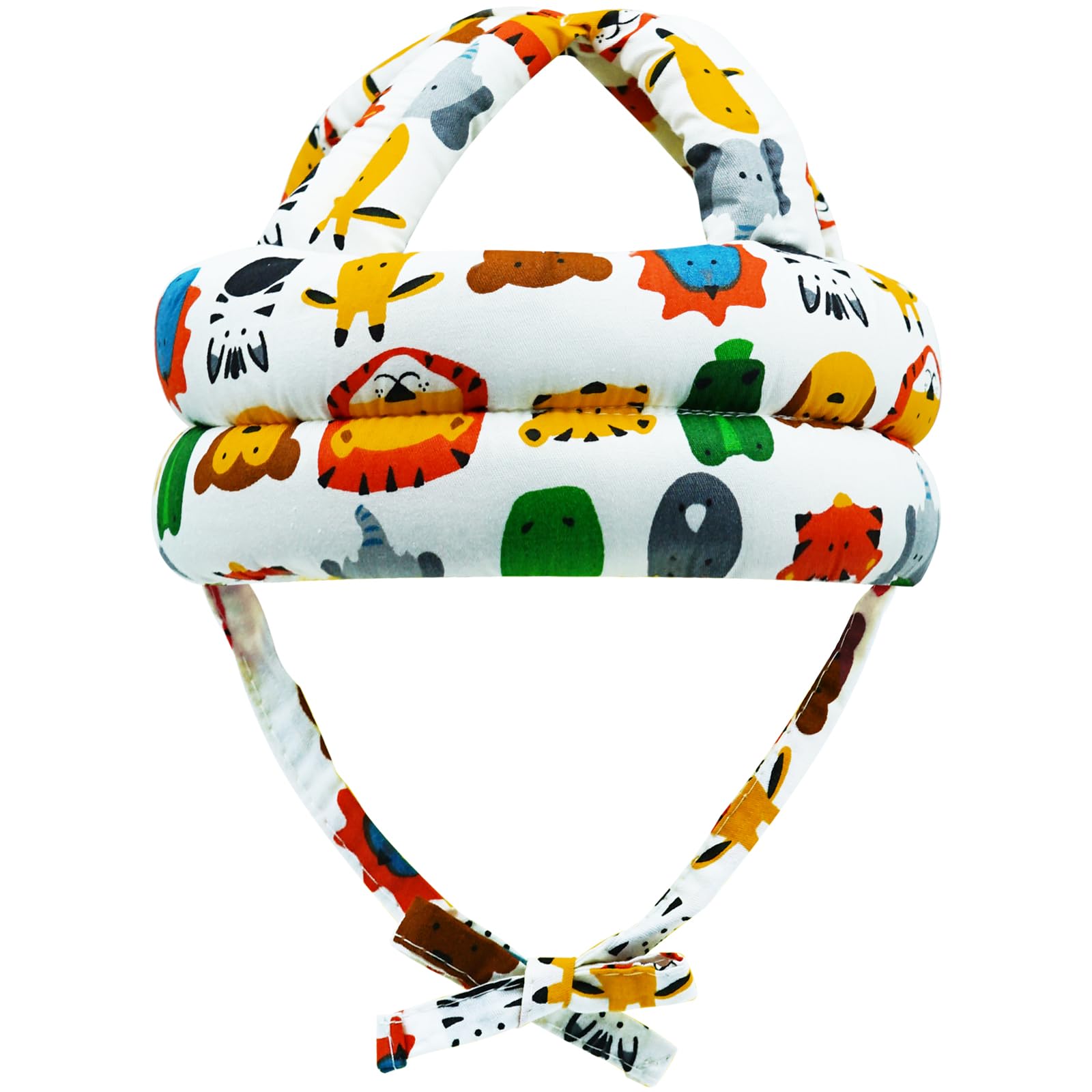 Baby Protective Caps Infant Helmet for Crawling Walking and Playing Soft Cushion, Adjust Toddler Head Protector Safety Head Guard 1-2 Years Old (Animals)