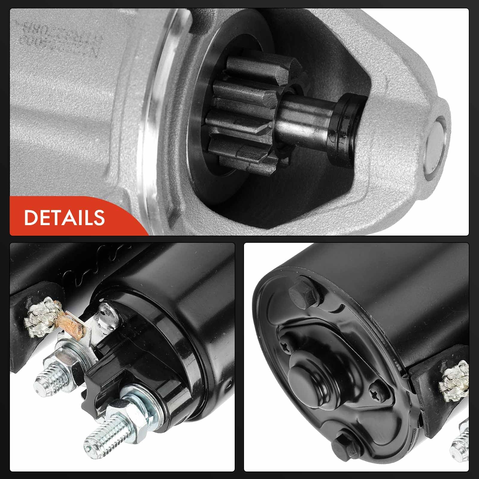 Frankberg Motor de arranque para automóvil 1,1 KW/12 V/10 dientes