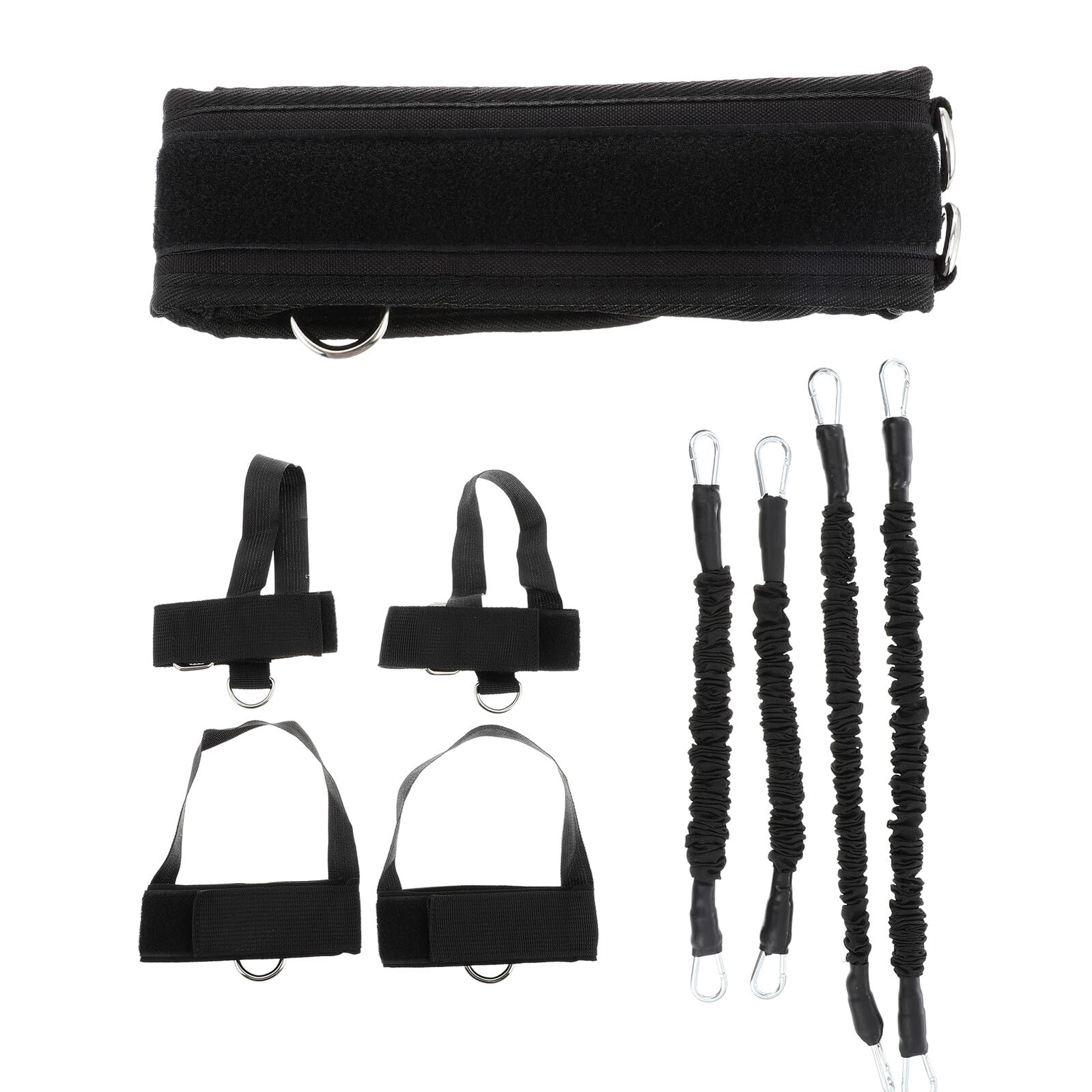 SHERCHPRY Bande Élastique Musculation Haute Résistance en Tissu Oxford et Corde en Latex pour Exercices Fitness à Domicile Extérieur, Entraînement Bras et Taille