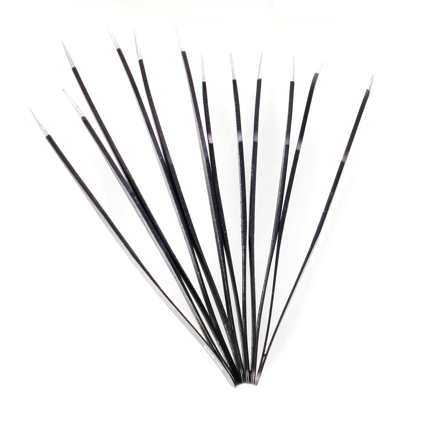 Set Di 6 Pinzette Di Precisione ESD - Antistatiche, In Acciaio Inox, Per Elettronica E Gioielli