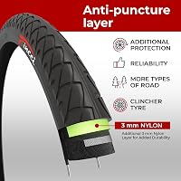 Fincci 26x1.95 Kerékpár Gumi Defektálló 3mm Városi Trekking MTB Kerékpárhoz 5