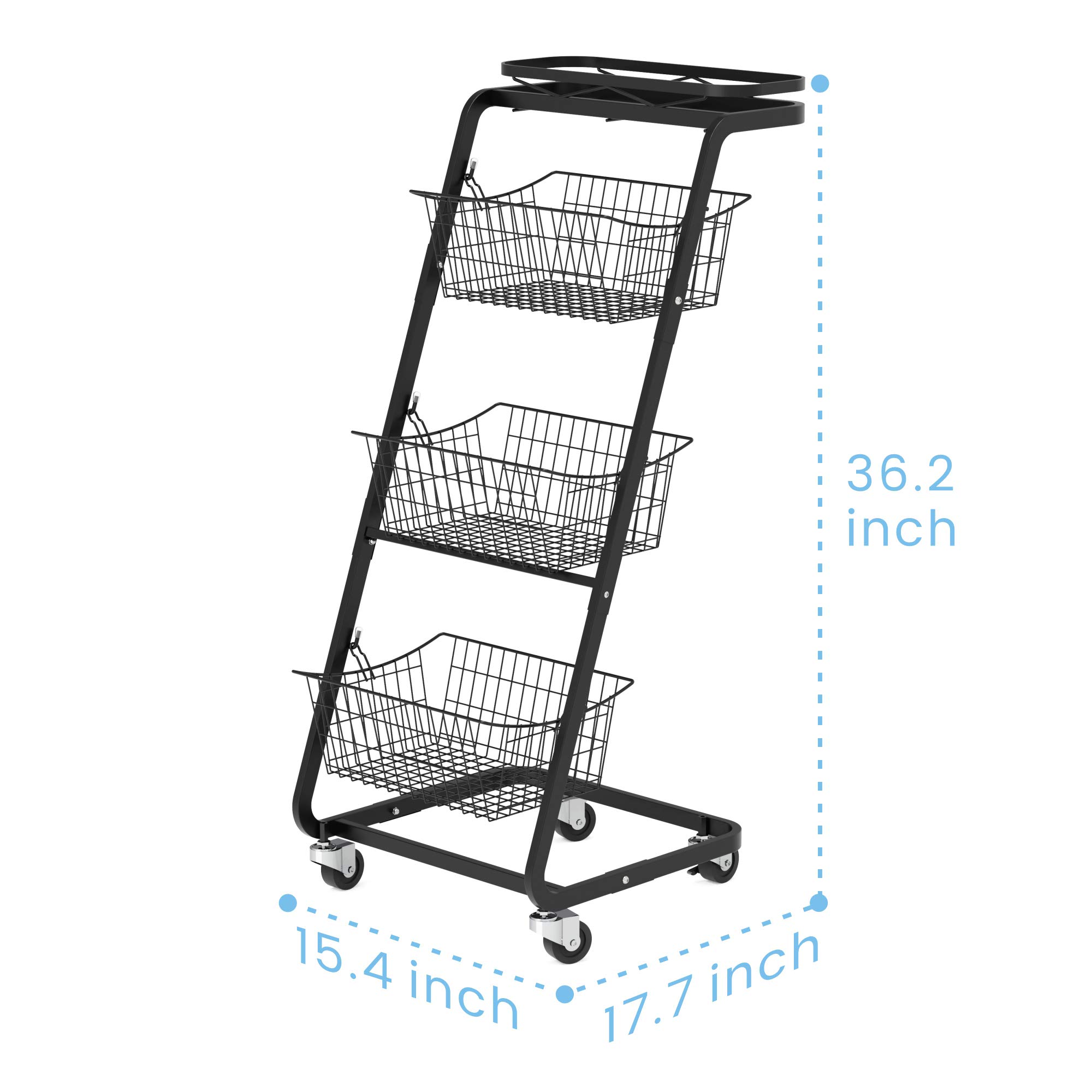 Buy 4 Tier Fruit Basket Stand Cambond Mini Countertop Fruit Basket