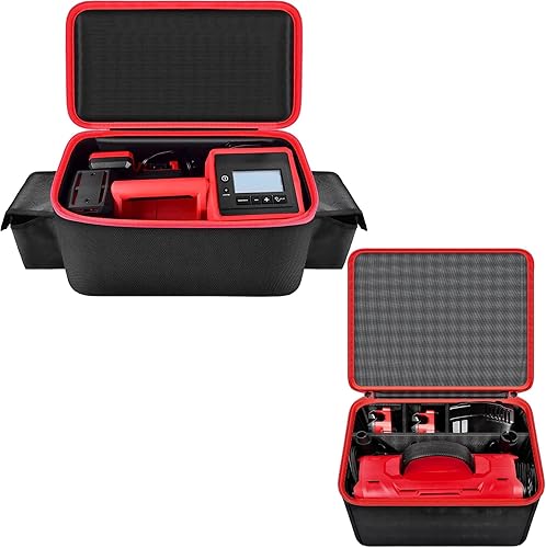 Bolsa de compresor de aire compatible con inflador Milwaukee M18 2848-20 + compresor de aire portátil compatible con inflador de neumáticos