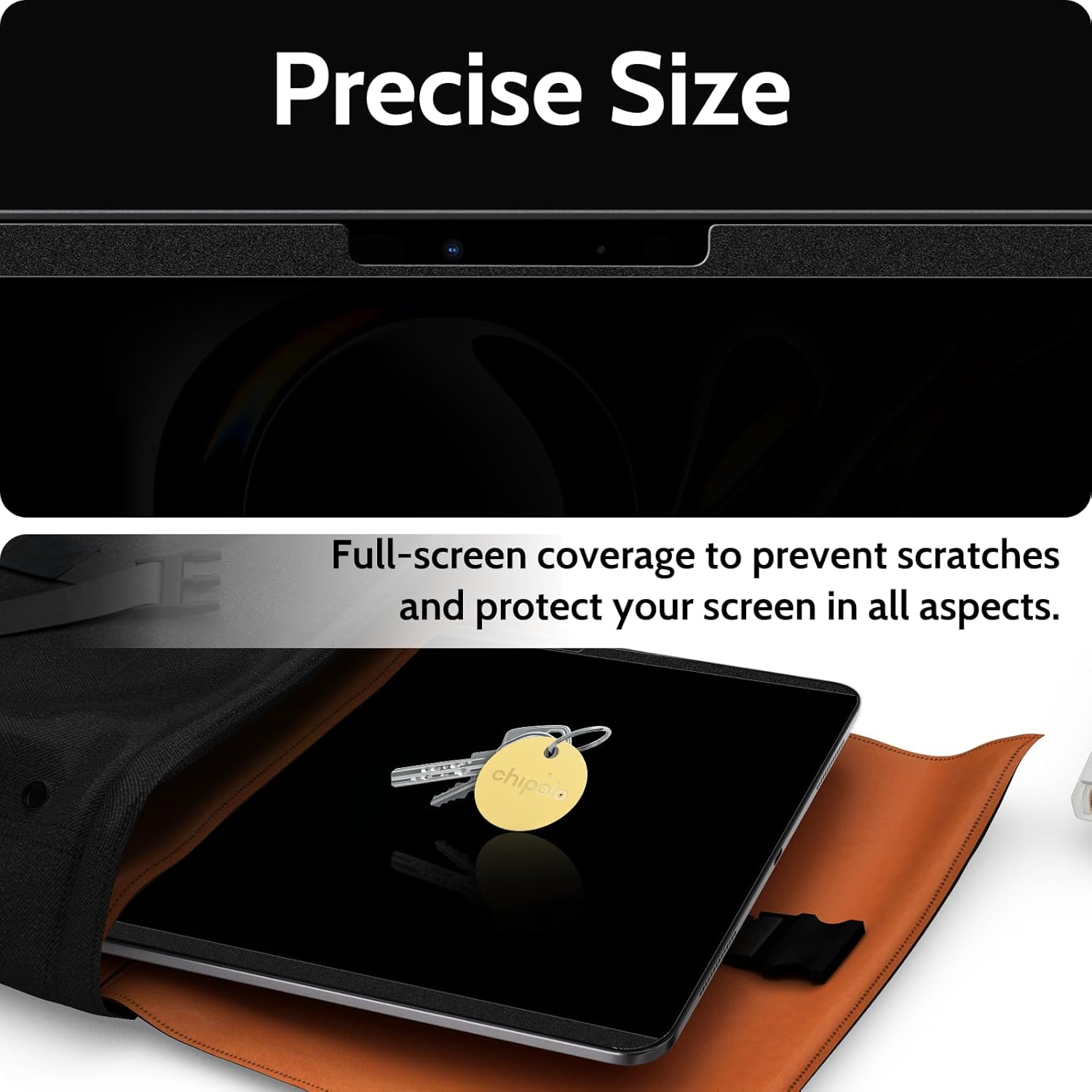 Magnetic Privacy Screen Protector for iPad Pro 13 Inch M4/M5 [2025/2024 8th/7th Gen], Removable Anti Blue Light Glare Spy Private Filter, High Sensitive Bubble-Free Black Security Screen - Image 6