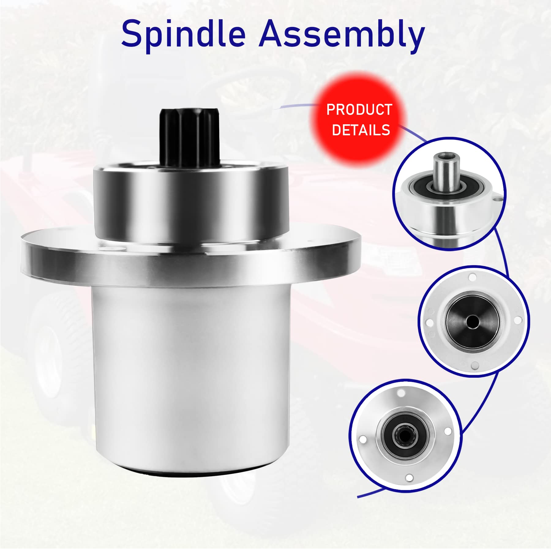 はる Youxmoto Deck Spindle Assembly 783506 for Hustler FasTrak