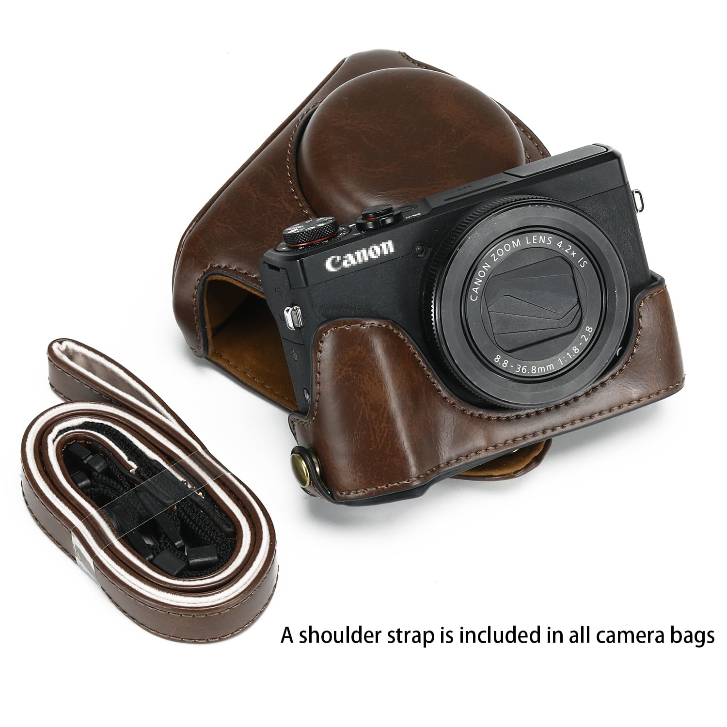 Amazon.com : Hargedis PU Leather Camera Case for Canon Powershot