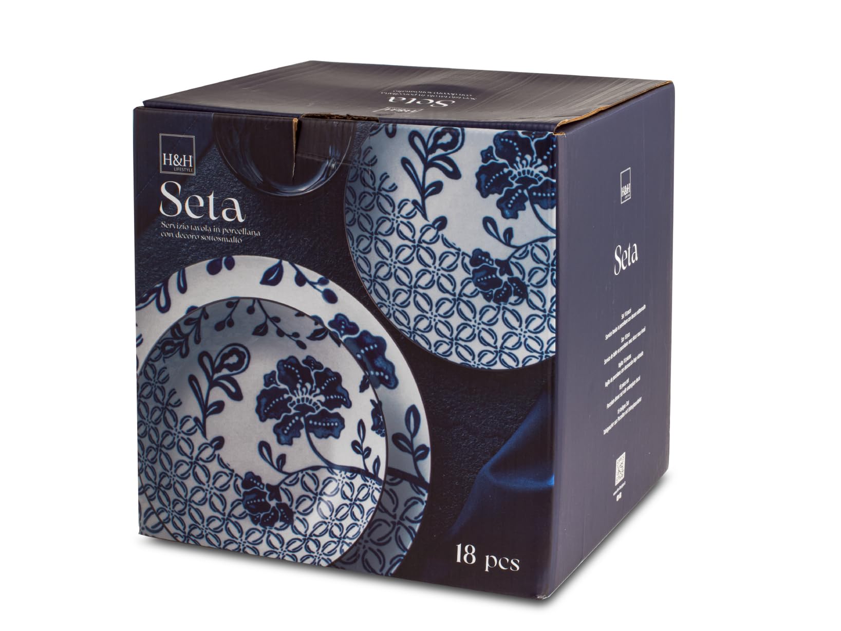 H&H servizio tavola 18 pezzi seta