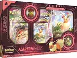 Amazon.com: Pokemon Cards: Flareon VMAX Premium Collection Box 