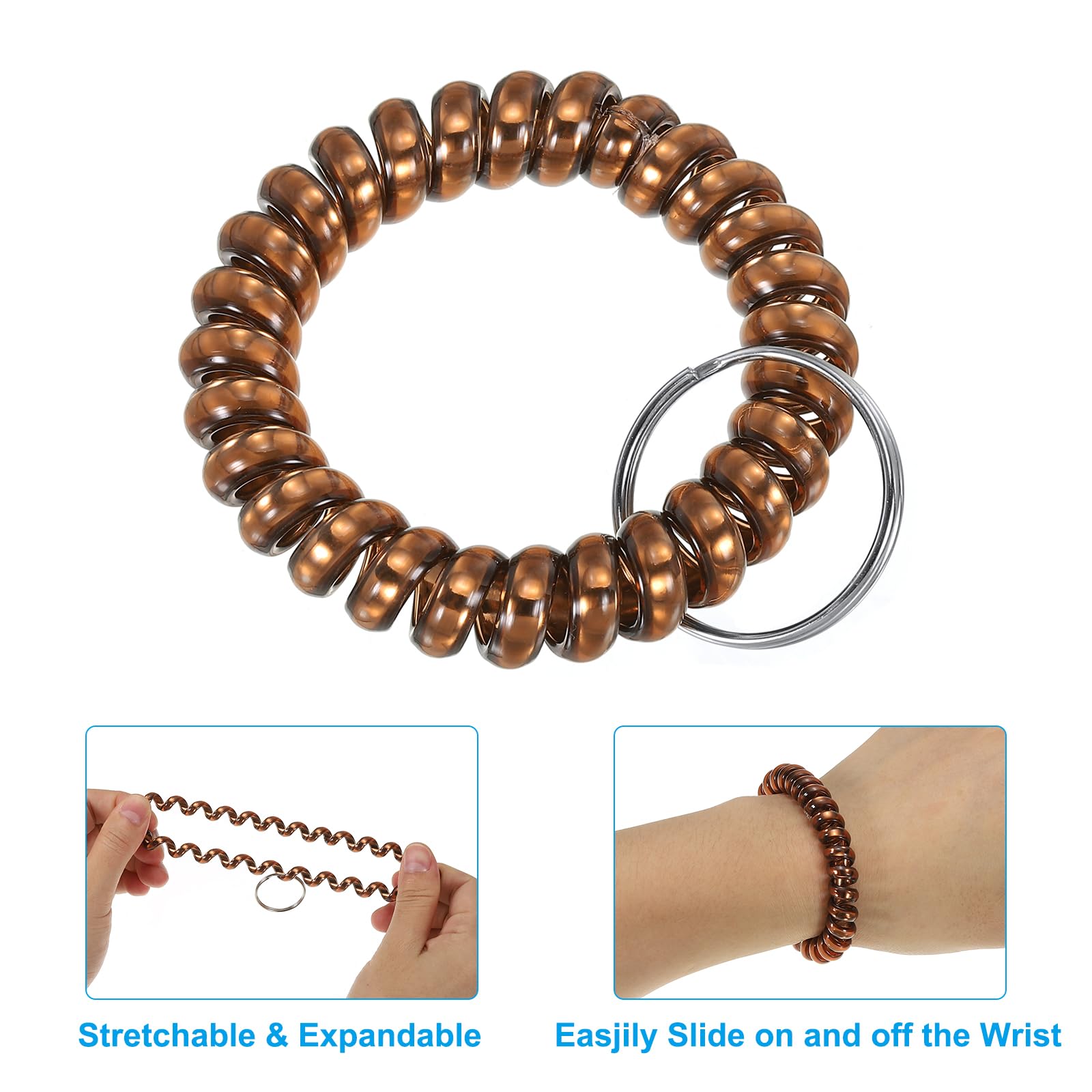 PATIKIL Stretchable Wristband Wristlet Keychain - Image 3