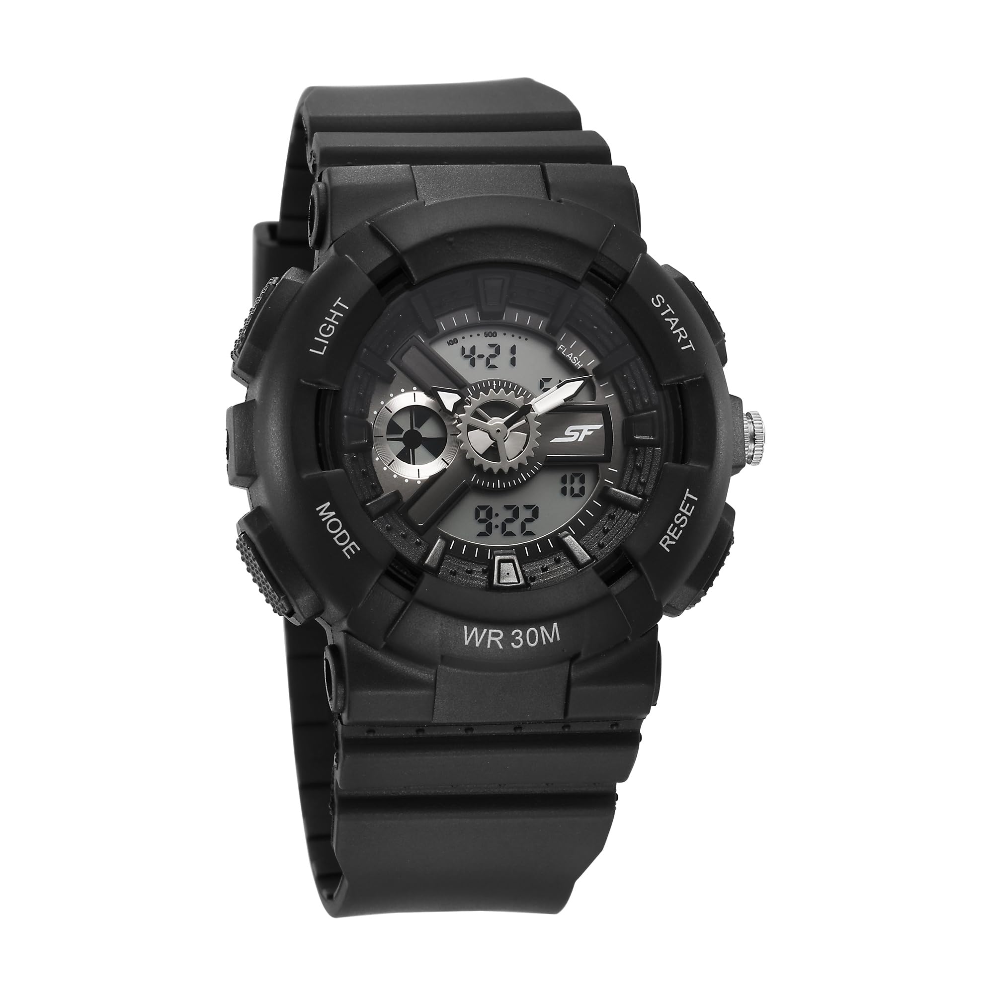 SF Unisex Classic Black Watch with Silver Accents - Timeless Elegance for Every Occasion-87057PP05 (B0D6GZRL4V) Amazon Price History, Amazon Price Tracker