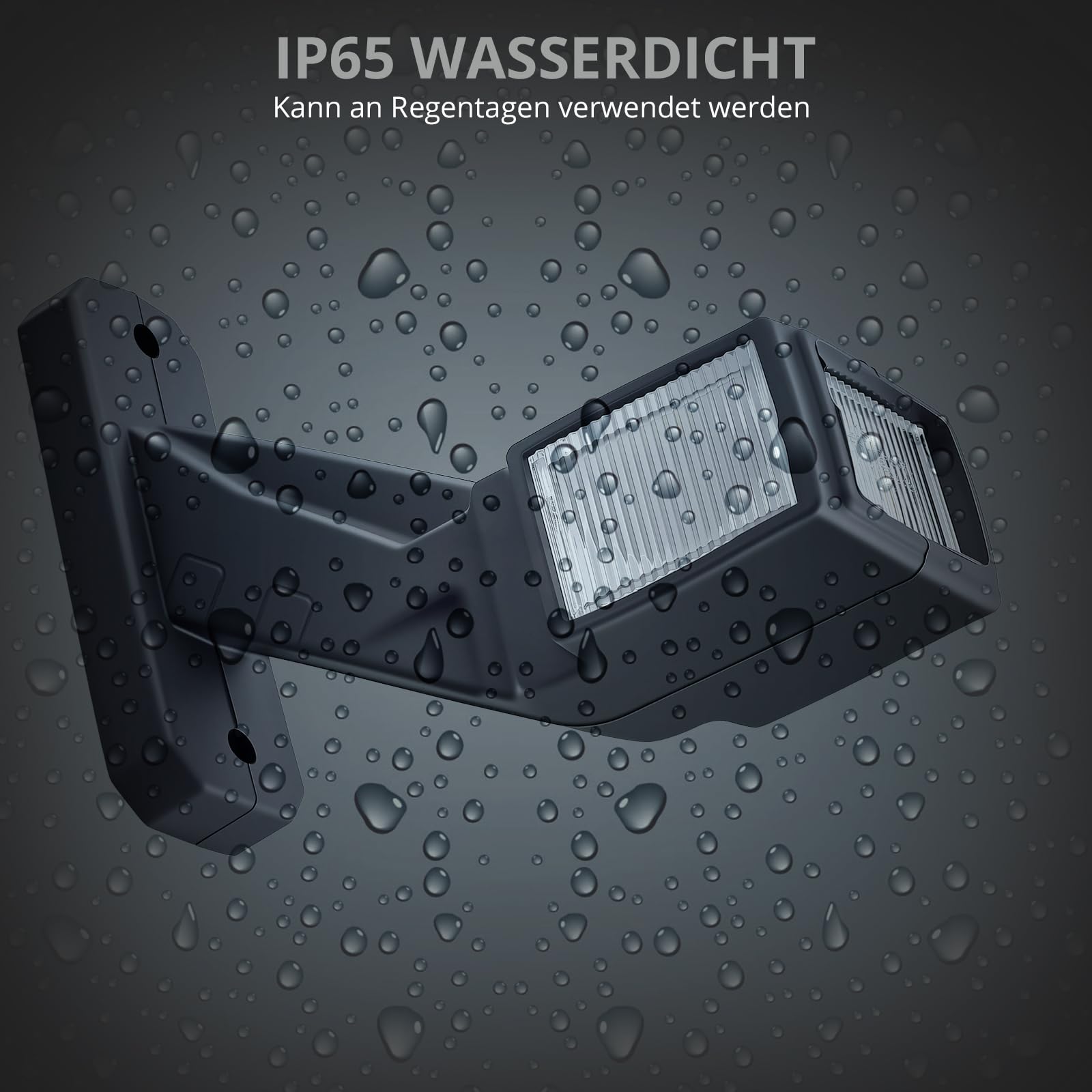 Justech 2er LED Begrenzungsleuchten 140mm Seitenmarkierungsleuchten Positionsleuchten 12-30V Wasserdichte Anhänger Seitenmarkierung Lampe Warnlicht Rot Weiß Gleb für Anhänger LKW Caravan