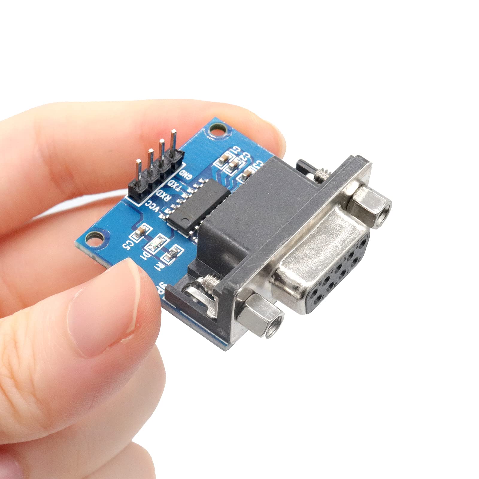 ARCELI 5 pezzi MAX3232 - Modulo di collegamento a presa TTL seriale a scheda convertitore TTL DB9 adatto per aggiornamenti di attrezzature come DVD