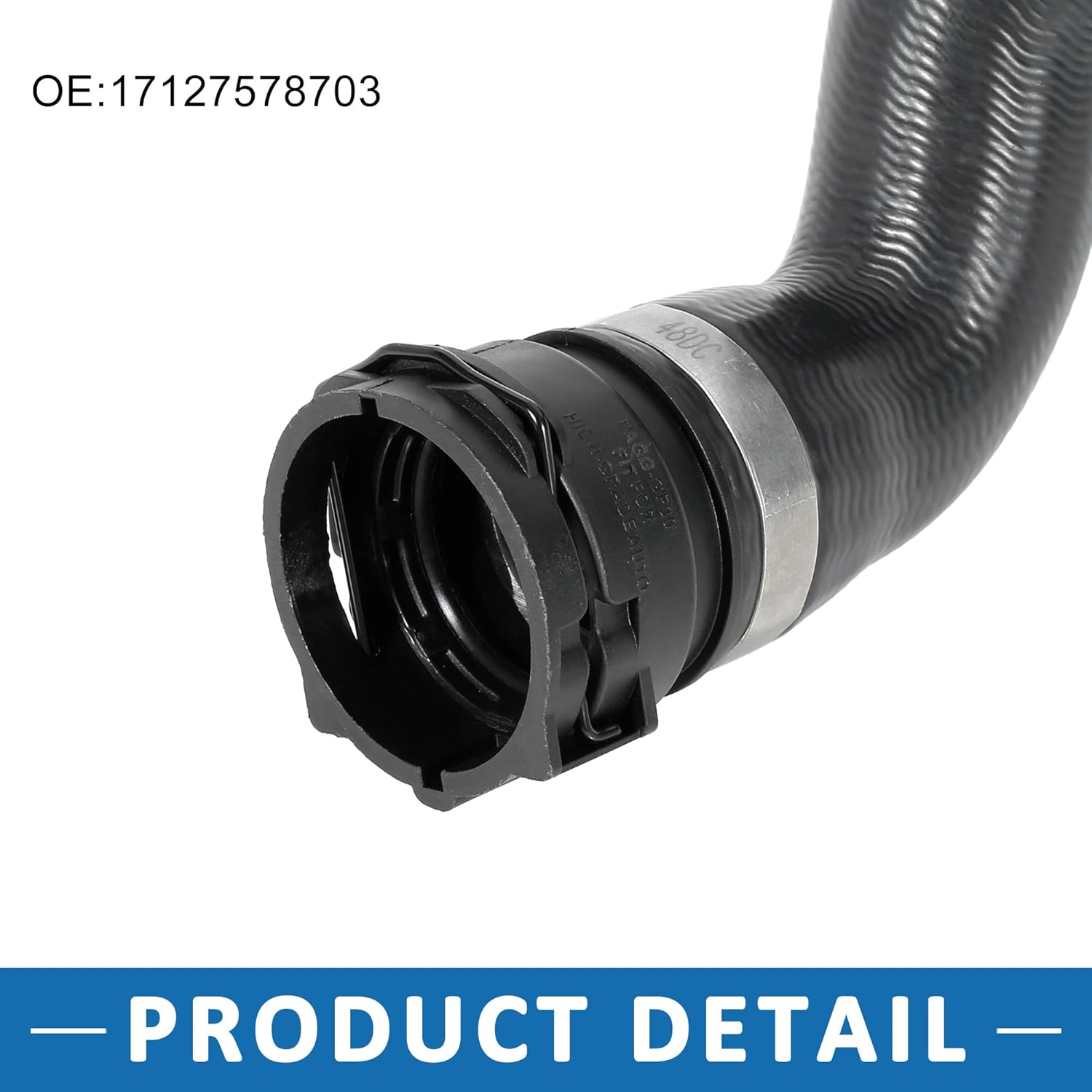 Radiator Coolant Water Hose from Expansion Tank 17127578703 for BMW X5 2011-2013