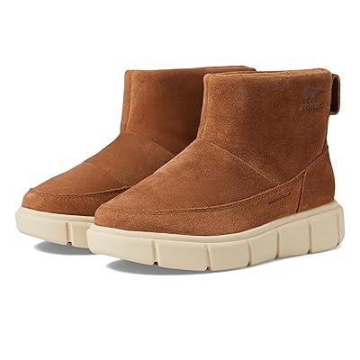 SOREL Kids Sorel Explorer III Slip On WP (Little Kid/Big Kid) Kids Shoes Velvet Tan/Bleached Ceramic