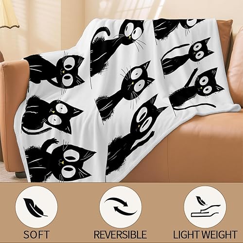 Miniatura 4 de Cute French Bulldog Blanket, Lightweight Cozy Colorful Polka-Dot Float Rings Throw Blanket Gifts for Women Girls Kids, 50×60 Inch Soft Warm Flannel