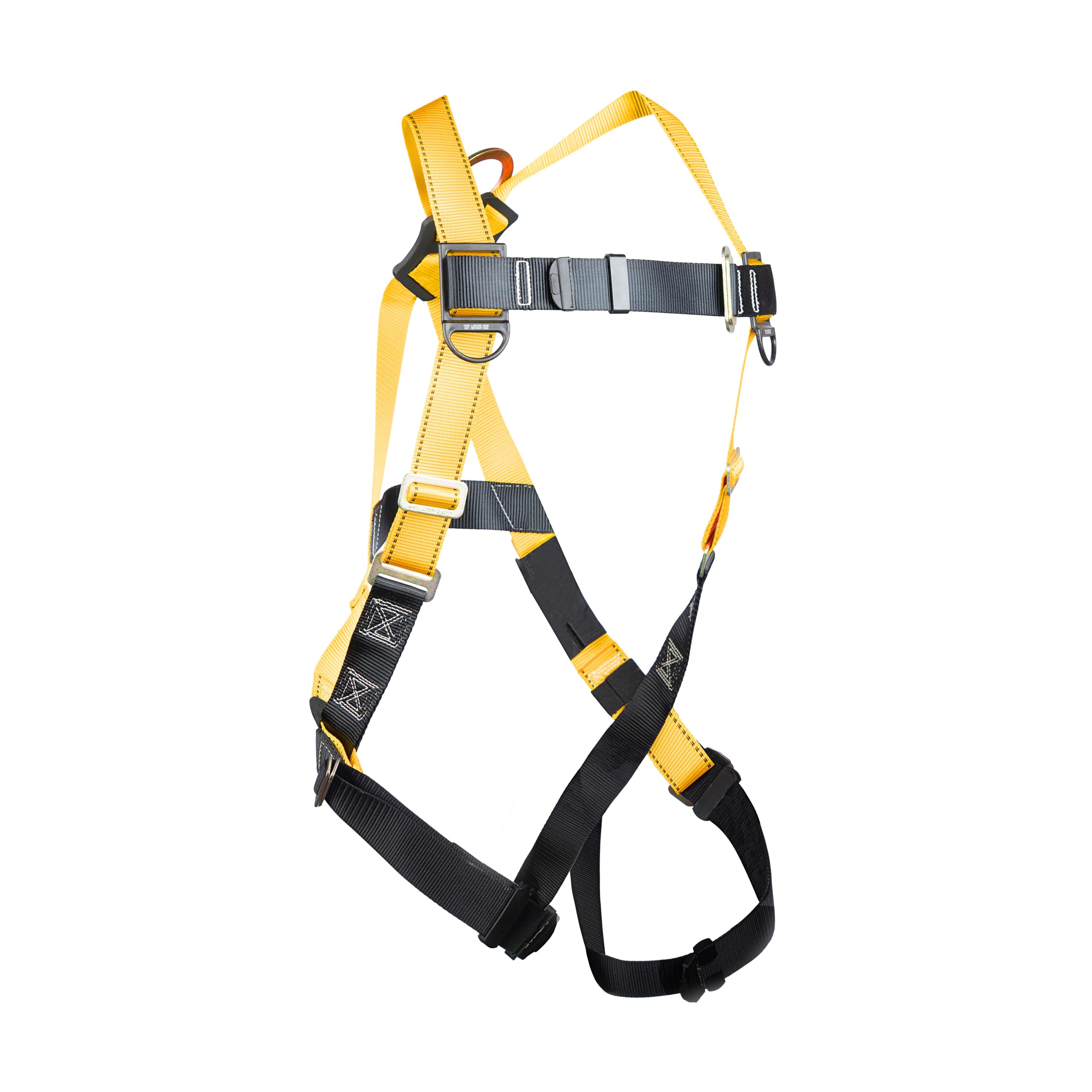 Guardian Fall Protection 00815 BOS-T50 Cubo de Safe-Tie - Cubo de 5 galones, montaje vertical de línea de vida de 50 pies, anclaje reutilizable de 5 temperaturas, kit de arnés de seguridad
