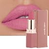 Matte Lipstick Highly Pigmented Lipsticks Moisturising Lipstick Long Lasting Smooth Fine Texture Matte Pink Lipstick Satin Finish Lip Balm (1 02 Pink)