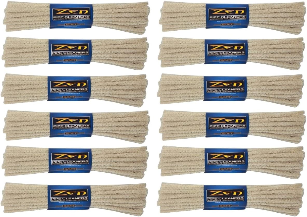 Zen 3 Bundles Pipe Cleaners, Soft, 132 Count 4-Pack