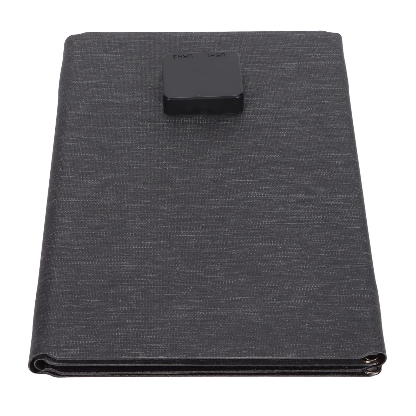 Cargador de Panel Solar de 32 W, Kit Portátil Duradero de Alta Eficiencia para Automóviles y Uso en Exteriores, Monocristalino, 27 X 73,8 Cm