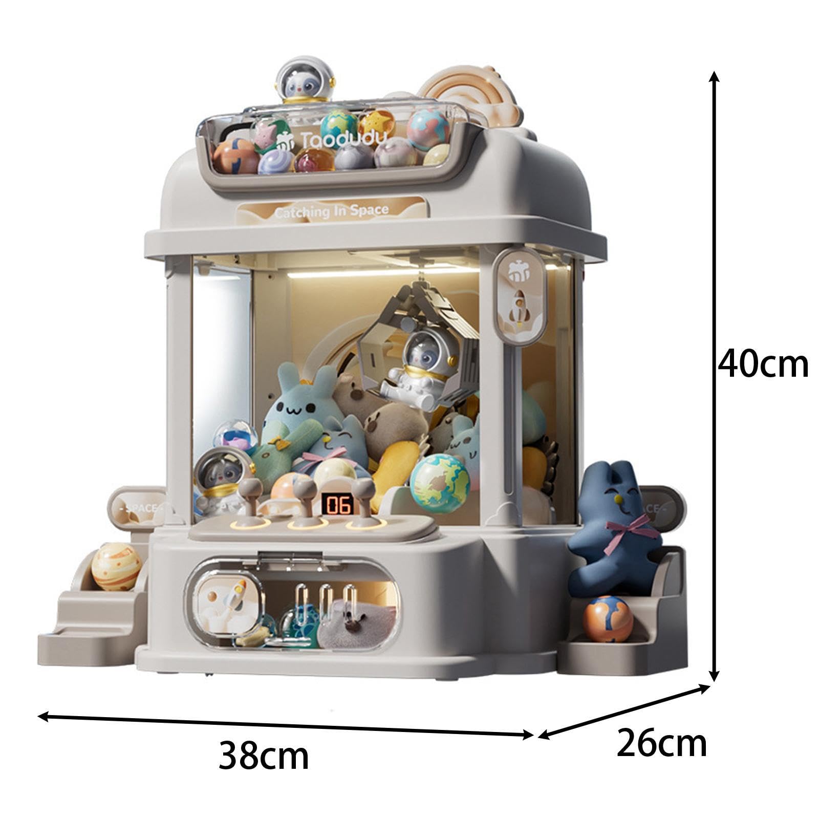Mini Greifautomat für Kinder – Elektronik Kranspiel mit spannenden Funktionen für mehr Familienspaß und interaktive Unterhaltung. Kleiner