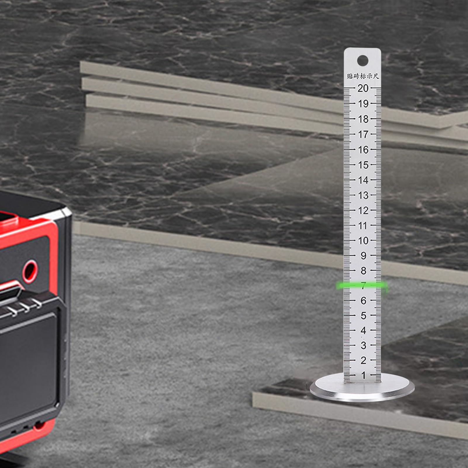 Rigno altezza del soffitto e piastrelle per pavimenti - Ga indice di piastrelle magnetiche, strumento di misurazione regolabile | Livelli di altezza uguale, dispositivo di allineamento di precisione p