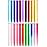 TOFAFA 22 Pcs Colored Hair Extensions, Multi-colors Party Highlights Clip in Synthetic Hair Extensions 22 inch Rainbow Hairpieces for Girls Women Kids Christmas Cosplay Party Favor Gift(Colorful Set)