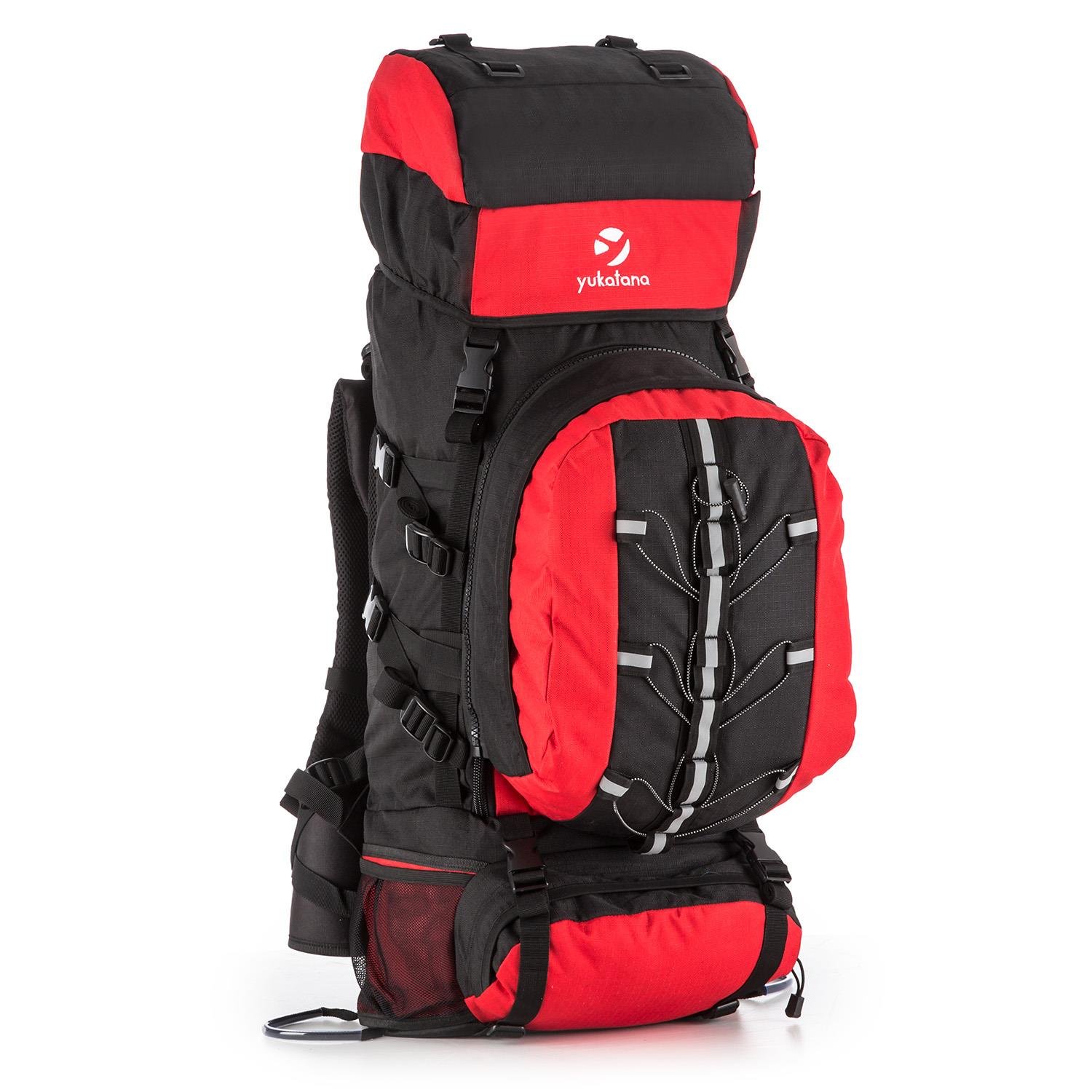 hiking backpack with sleeping bag holder