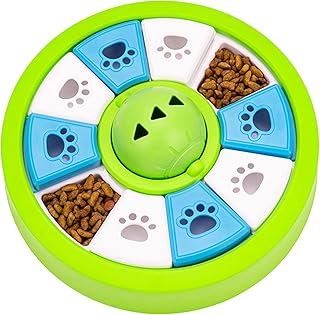 Hunde-Puzzle-Spielzeug, Futterspender, langsamer Futternapf, 22,6 x 7,9 cm, interaktives Quietschspiel, geistiges Anreicherungswerkzeug, Anti-Langeweile-Aktivität für große, mittelgroße und kleine product image