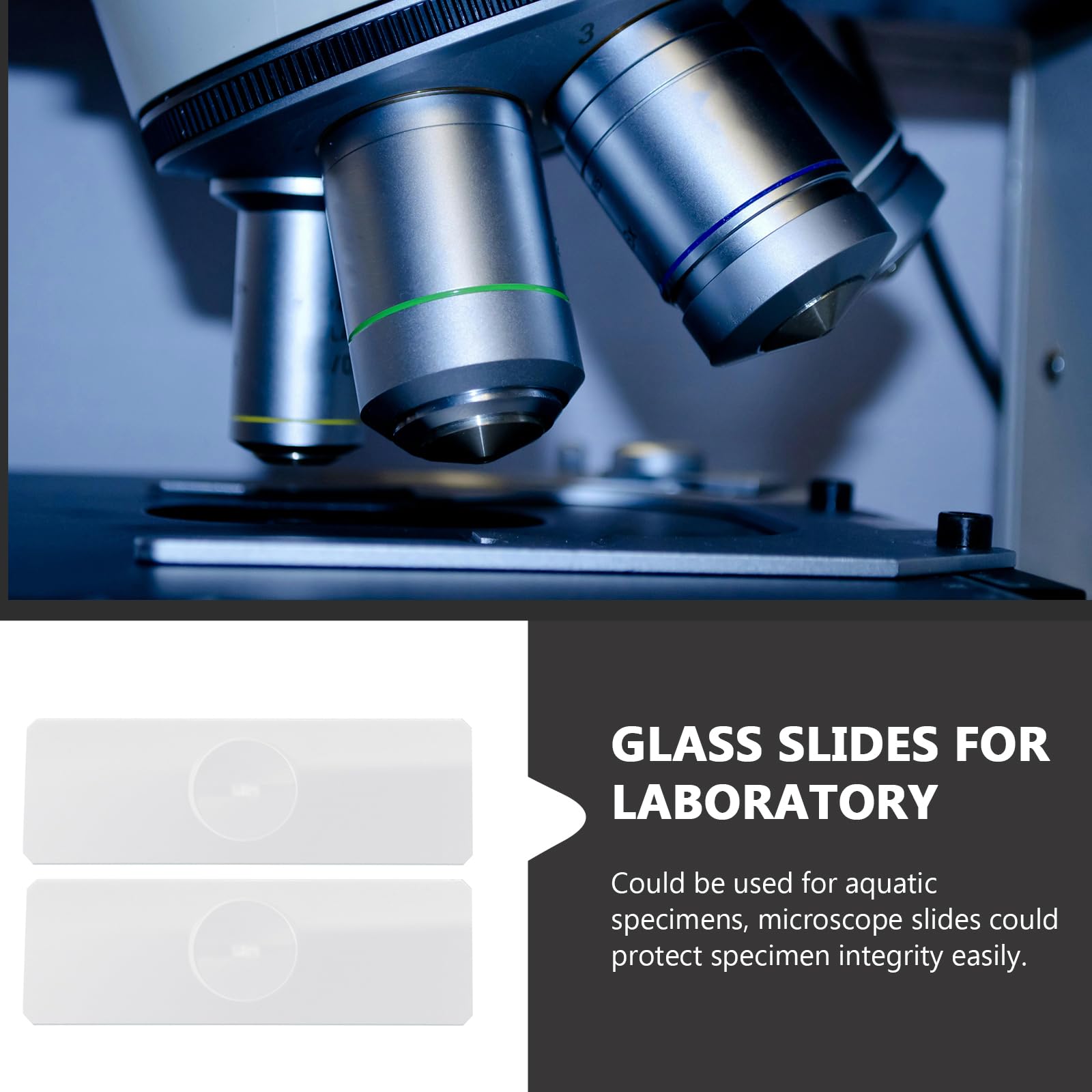 iplusmile 50 Uds Portaobjetos Cóncavos Portaobjetos De Microscopio Para Muestras Portaobjetos De Vidrio Para Muestras Portaobjetos Para Microscopio Laboratorio Portaobjetos De Microscopio
