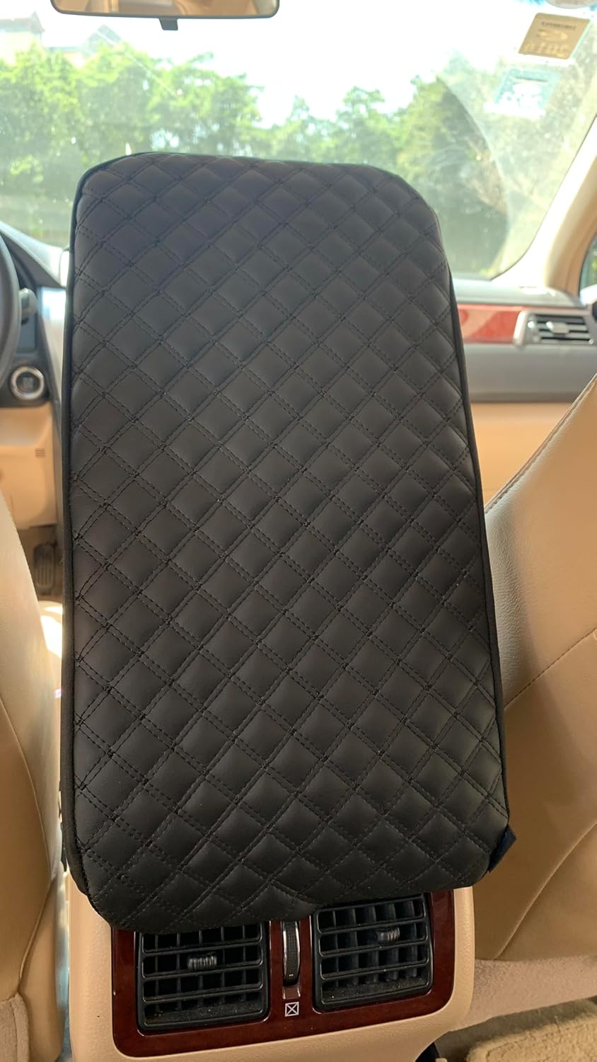 it's us Center Console Armrest Cover Fits Toyota Prius & Compatible Models (2008‑2011, 2016-2022) — Scratch‑Resistant, Easy Install Automotive Interior Upgrad, Premium Synthetic Leather