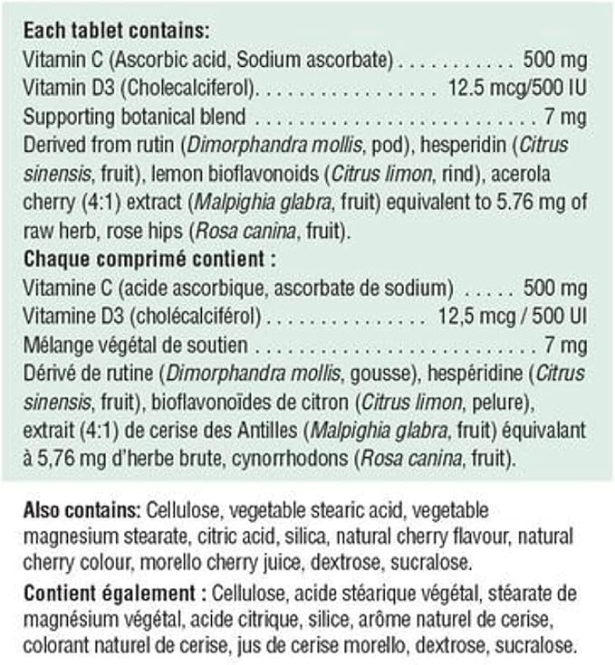 Vitamina C & D 500 Mg - 75 Tabletas - Jamieson miniatura 2