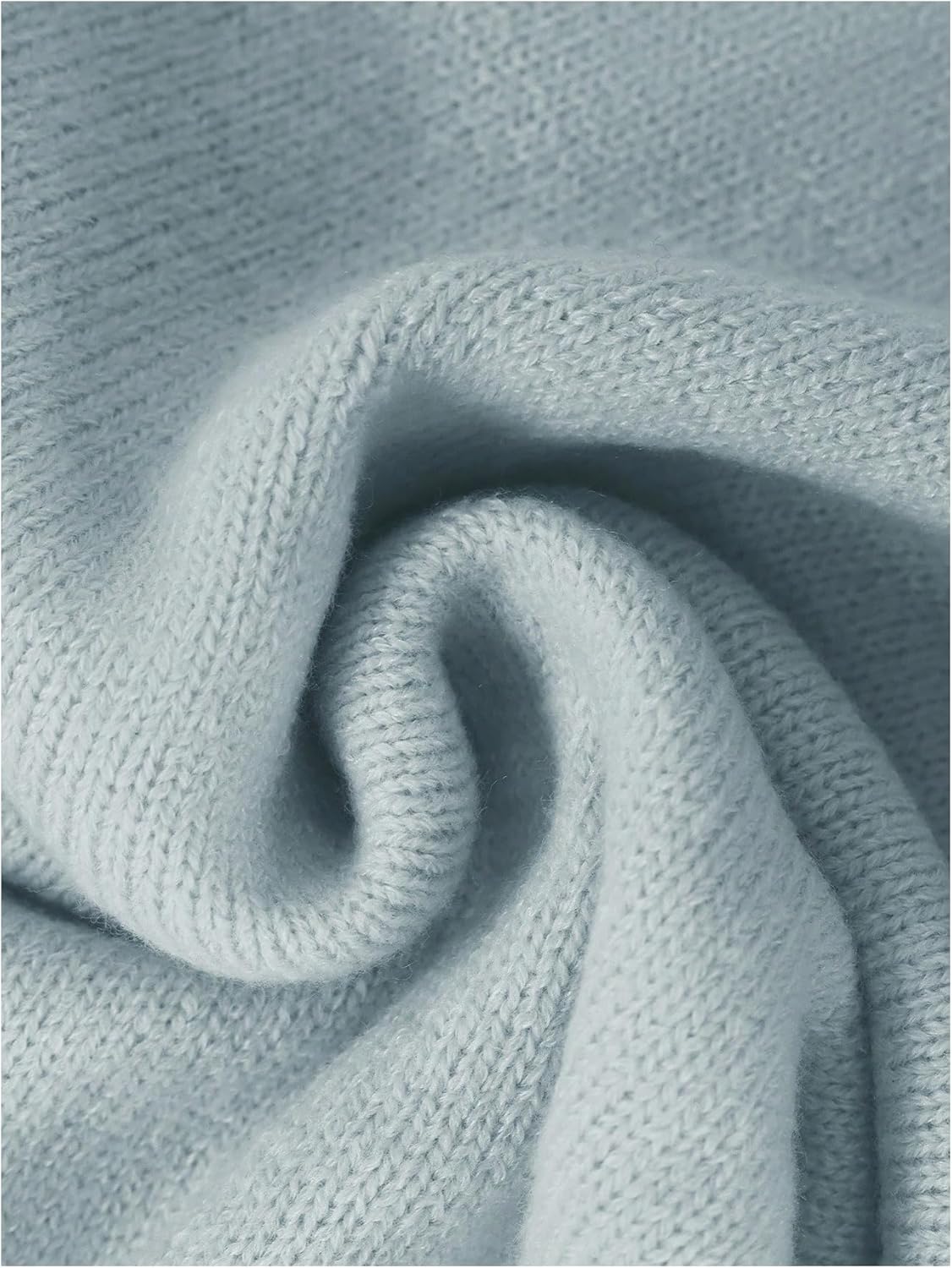 MakeMeChic Women's Metal Button Up Sweaters Cardigan Wrap V Neck Tie Back Long Sleeve Knit Tops - Image 2