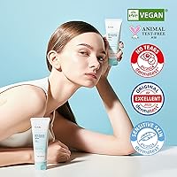 Vista 4 de IUNIK Beta-Glucan Vegan Lightweight Non-Sticky Deep Moisture Watery Cream Lotion Daily Moisturizer Quick Absorption Dry Mature Sensitive Fine lines