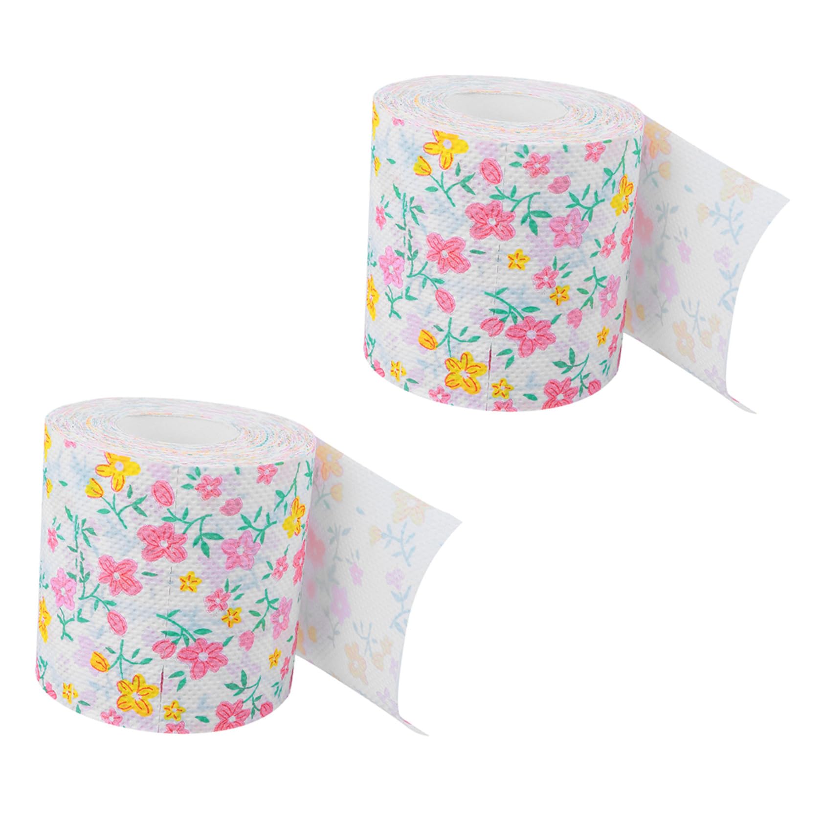 Papel higiénico estampado rosa para decorar mesas de comedor y baños familiares modernos