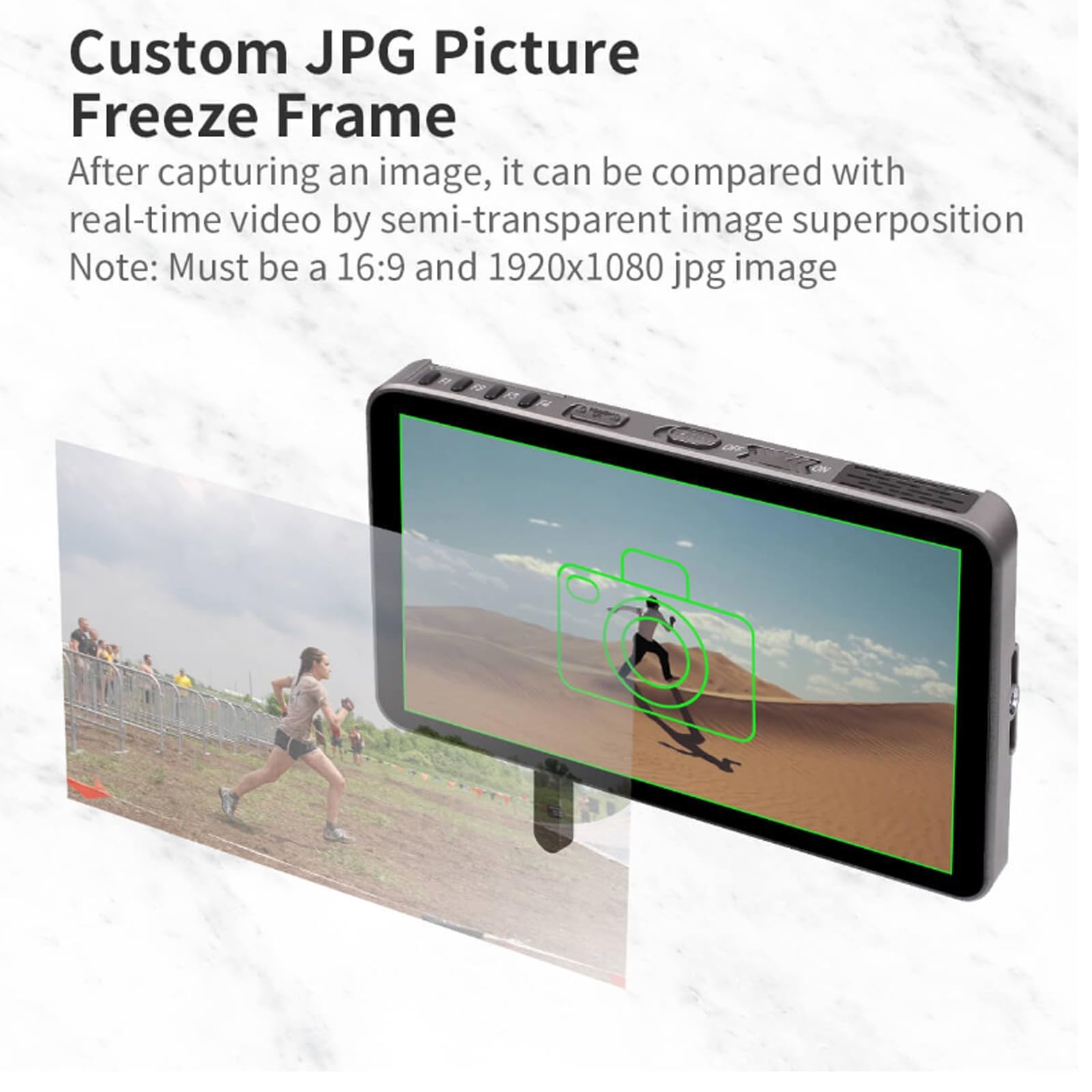 Amazon.com : Portkeys LH7H 7 Inch Camera Monitor, 3D LUT 1000 Nits  