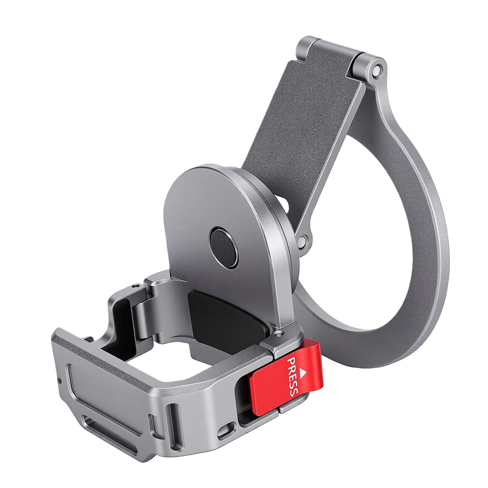Supporto per Teleprompter per Cellulare, Adattatore Magnetico con | Leggero in Lega D'alluminio, Regolabile su 3 Assi, Compatibile con 4/3, con Supporto Integrato per filmare.