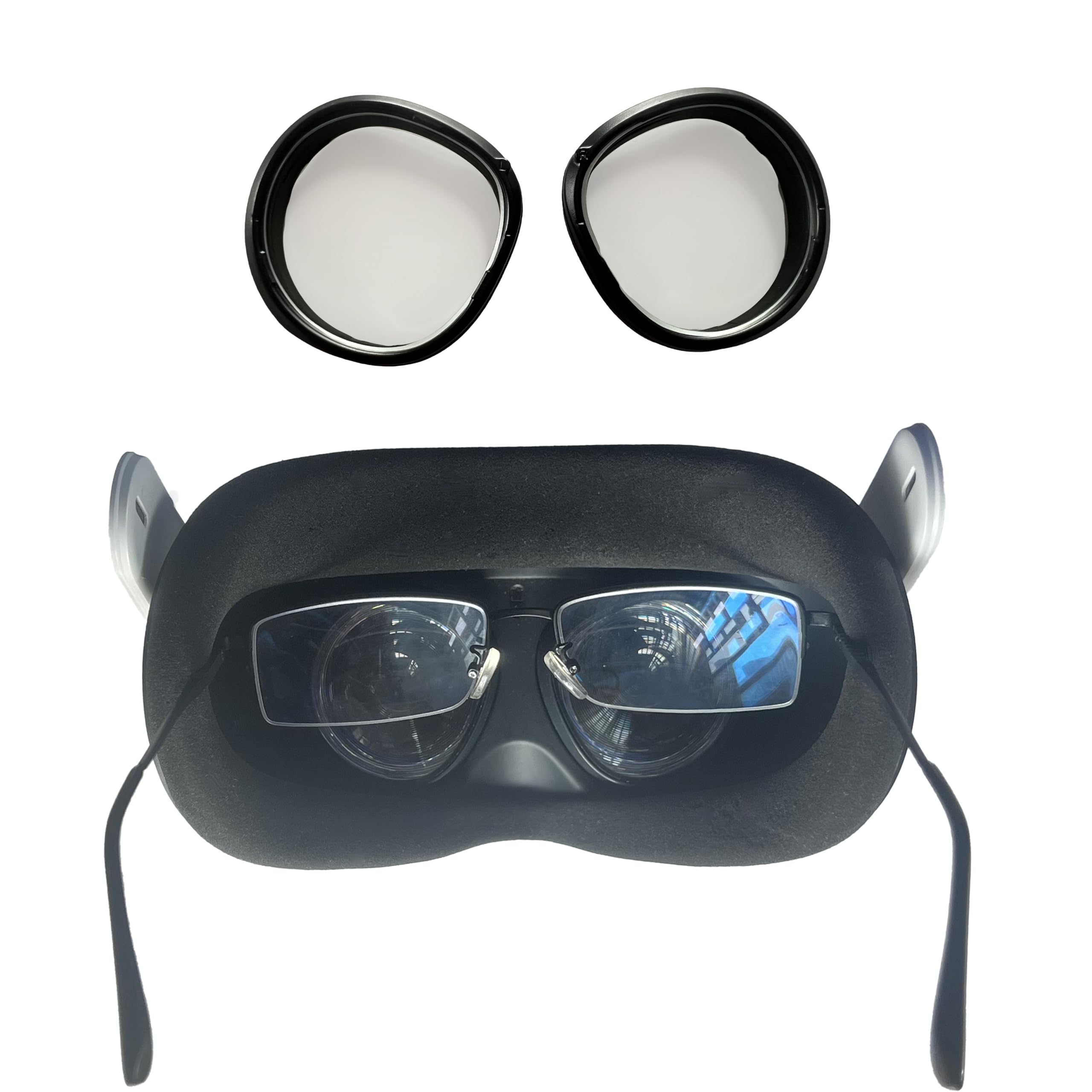 IOOIOO one Lens Insert for L or R Eye for Meta Quest 3s or Quest 2, Lenses Oculus VR Headset, Blue Light Blocking, Removal Magnetic Inserts(nearsighted SPH:-3.25)-image-8