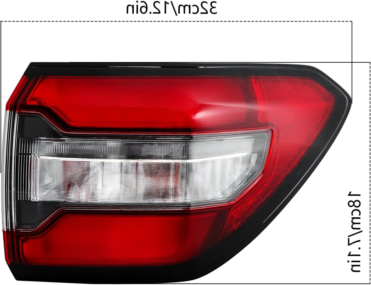 Silscvtt Right Tail Light Replacement for Honda Pilot 2023 2024 2025 Brake Lamp Passenger Side 33500T90A01