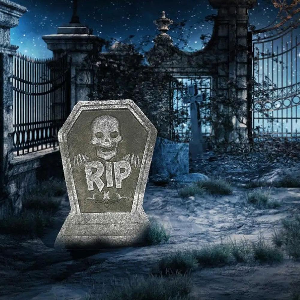 Amazon.co.jp: SEVOLY ハロウィン墓石庭装飾フォームRIP墓地墓石サイン