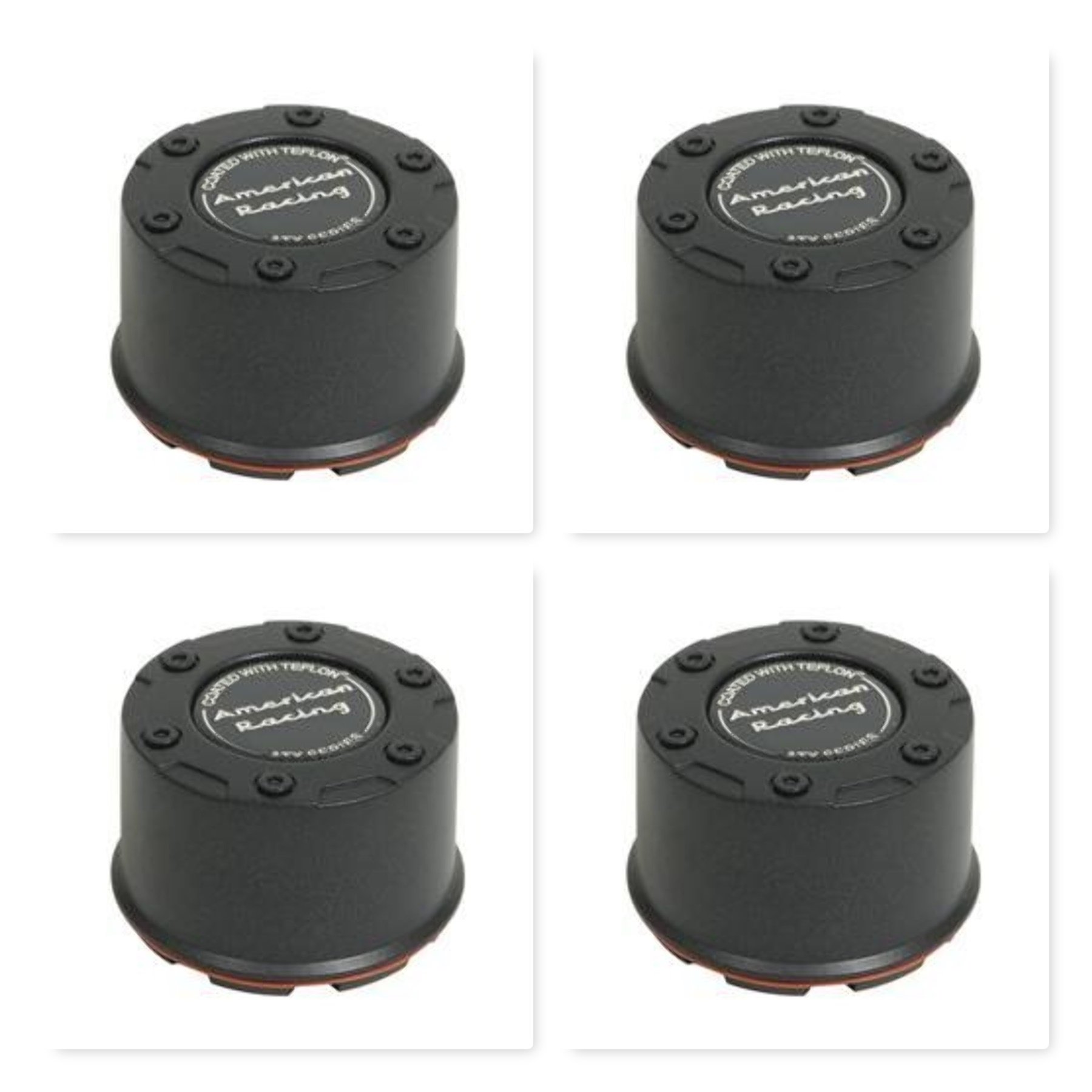 American Racing 4 Pack Center Caps 1307106017 3.07 Center BORE