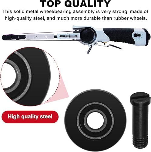Miniatura 3 de Rodamiento neumático de lijadora de correa 3037PAR 3037 Conjunto de polea se adapta a la herramienta neumática Astro - Acero - Inc 1,2,3,61