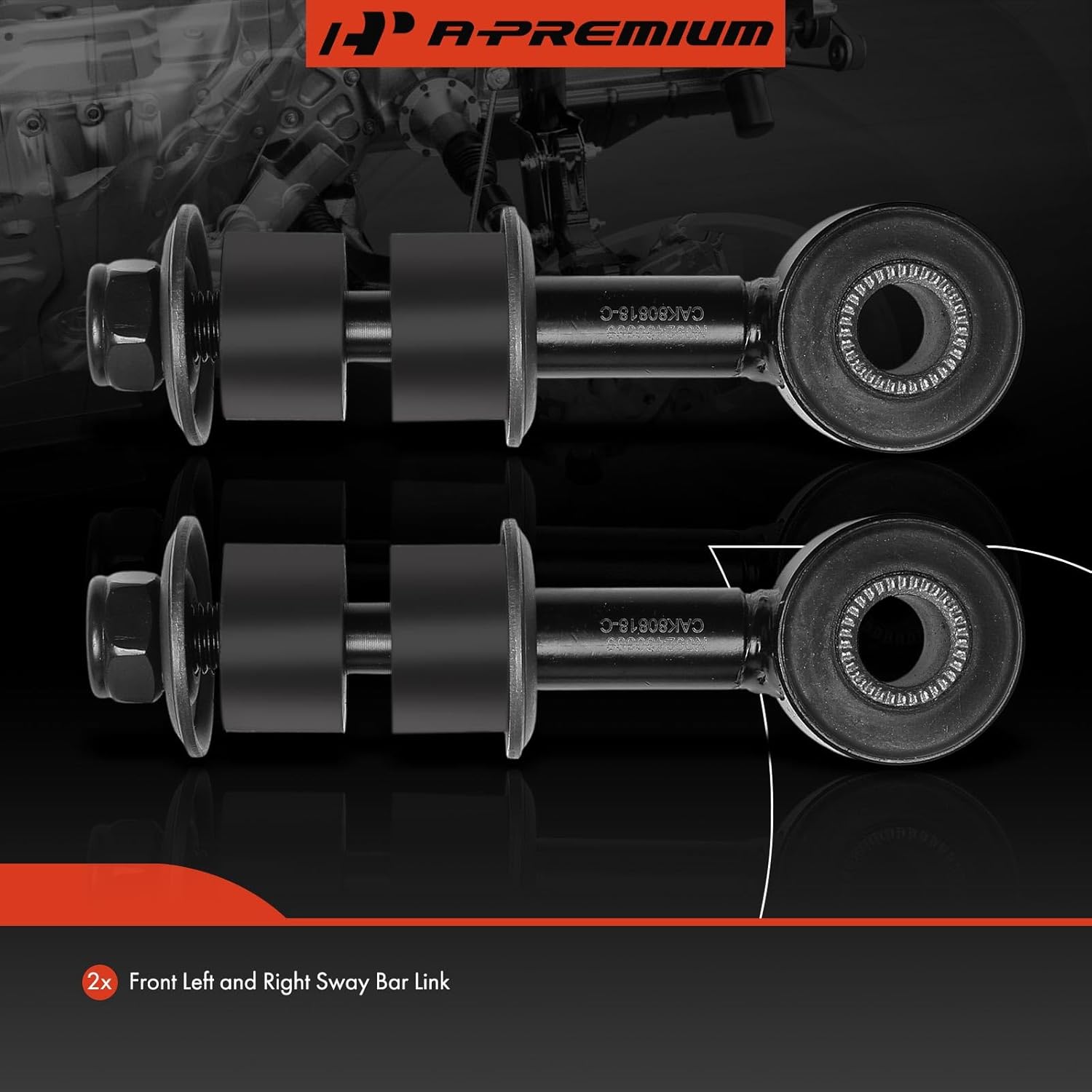 A-Premium 2 x Front Sway Bar Links Stabilizer Bar Links, Compatible with Mitsubishi Montero 1992 1993 1994 1995 1996