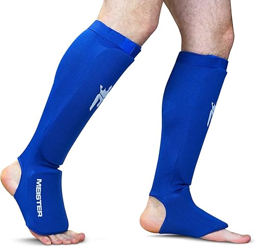 Miniatura 10 de Meister MMA Elastic Cloth Shin & Instep Padded Guards (Pair)