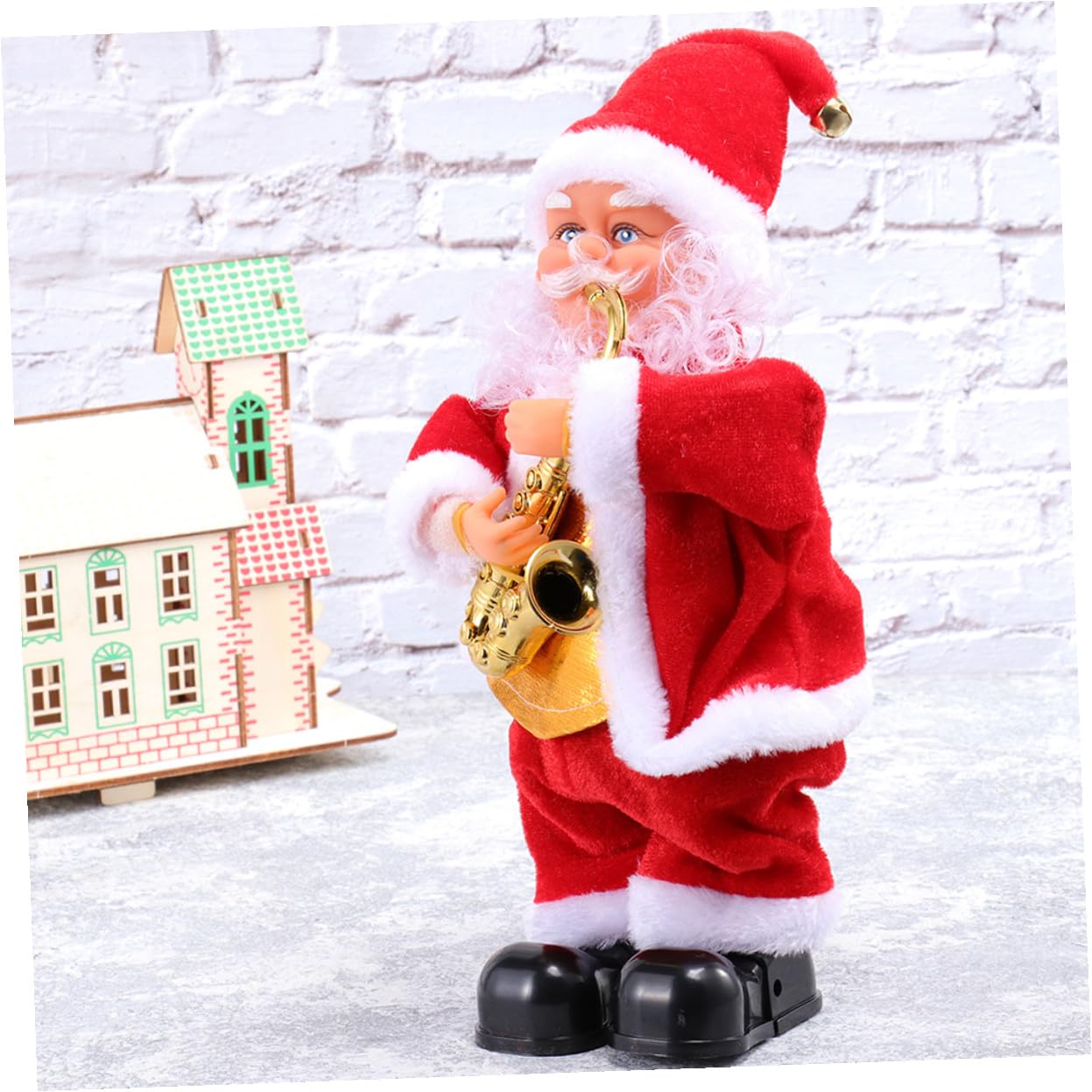 Juguete Musical para Mayores Muñeco de Papá Noel Adorno Navideño Juguete Navideño Estilo Aleatorio