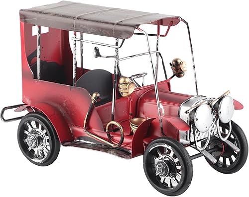 Modelo de automóvil vintage antiguo de metal, colecciones hechas a mano, vehículo coleccionable, modelo de automóvil antiguo, adorno para decoración