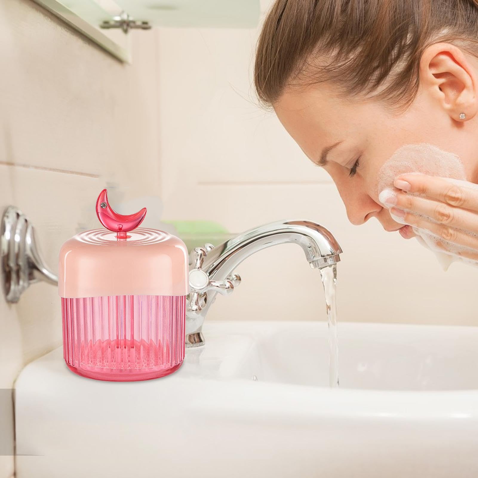Tazza per la creazione di schiuma detergente per viso - Dispositivo Bubble Foamer Bubbler per la cura della pulizia della pelle del viso - Bubble Foamer per latte detergente, bagnoschiuma e Flavas