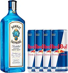 WebBar, Combo Gin Bombay + Red Bull Tradicional