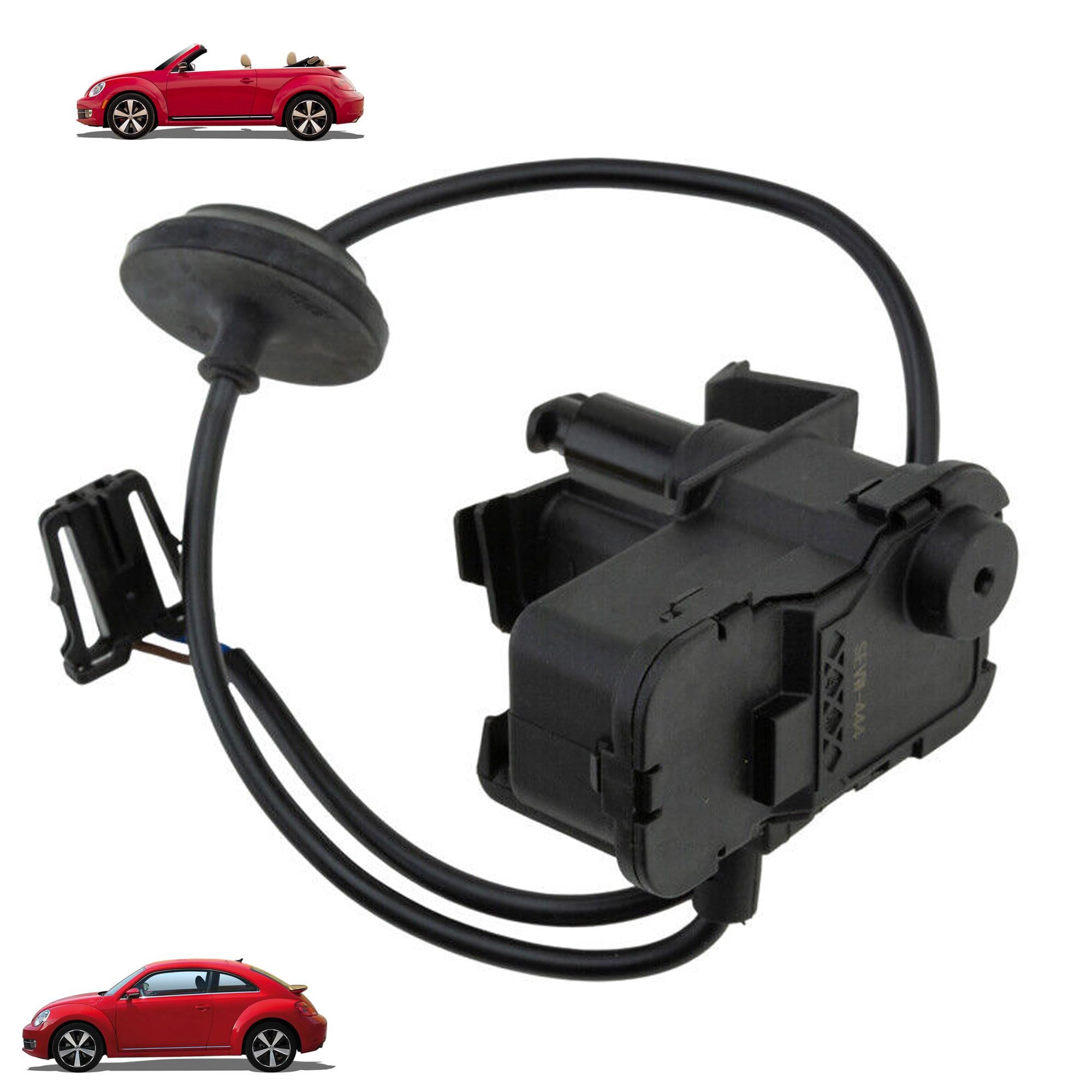 Partsline Moteur de centralisation de trappe à carburant compatible avec Volkswagen Beetle équivalent à 5C5810773B