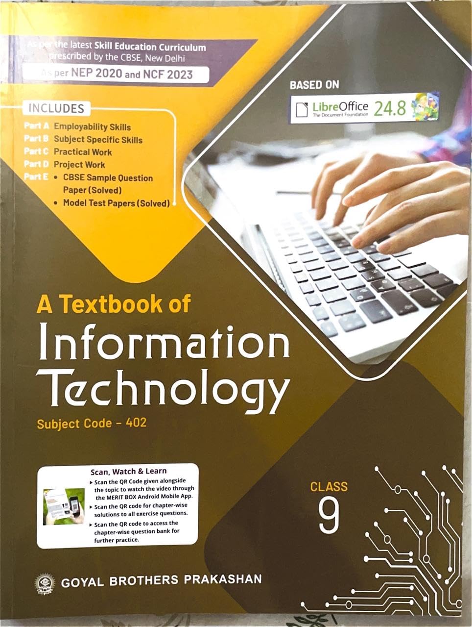 A Textbook of Information Technology for Class 9 - Examination 2021-22